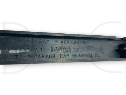 92-97 Ford F250 F350 Black Dash Bezel Trim Strip Insert Molding Set OEM