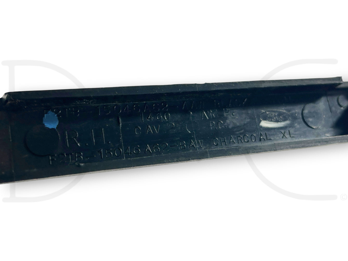 92-97 Ford F250 F350 Black Dash Bezel Trim Strip Insert Molding Set OEM