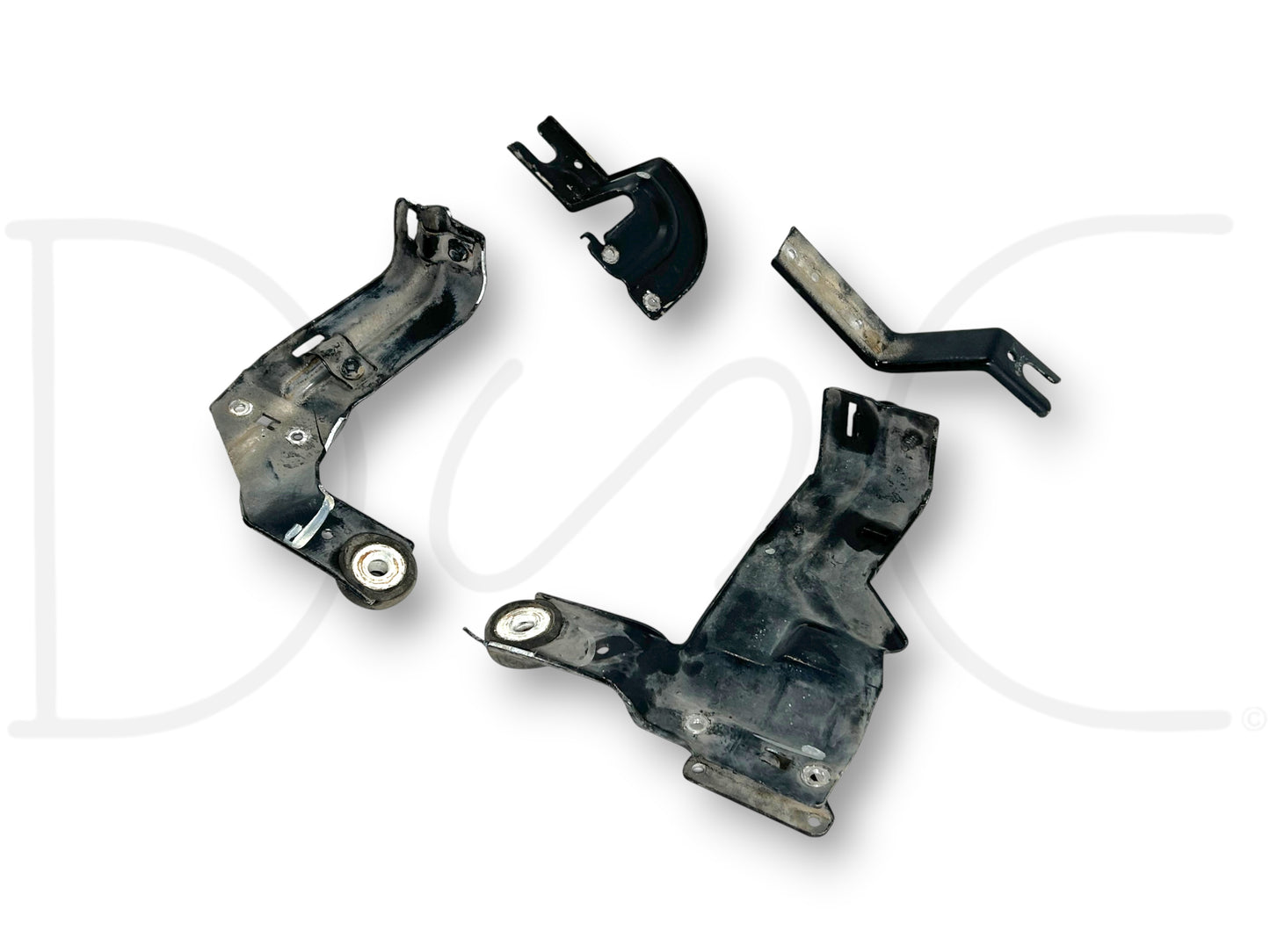 94-97 Ford F250 F350 Truck A/C Condenser Upper & Lower Bracket Set OEM