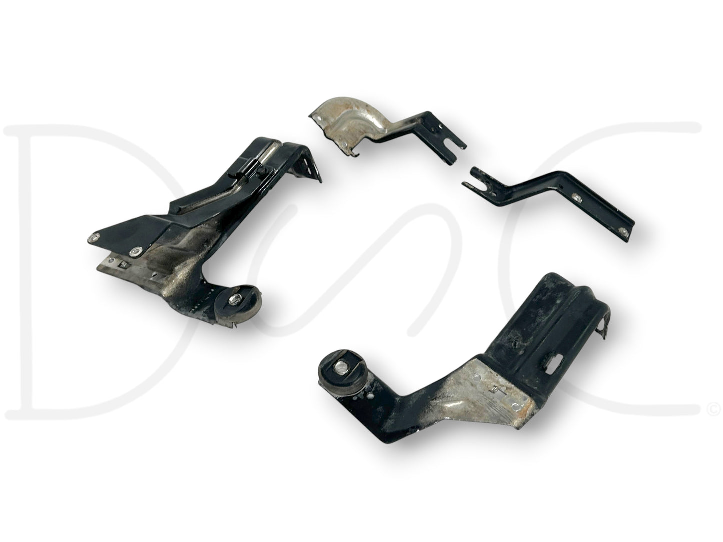 94-97 Ford F250 F350 Truck A/C Condenser Upper & Lower Bracket Set OEM