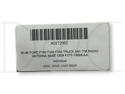 80-96 Ford F150 F250 F350 Truck AM / FM Radio Antenna Base OEM F2Tf-18898-Aa