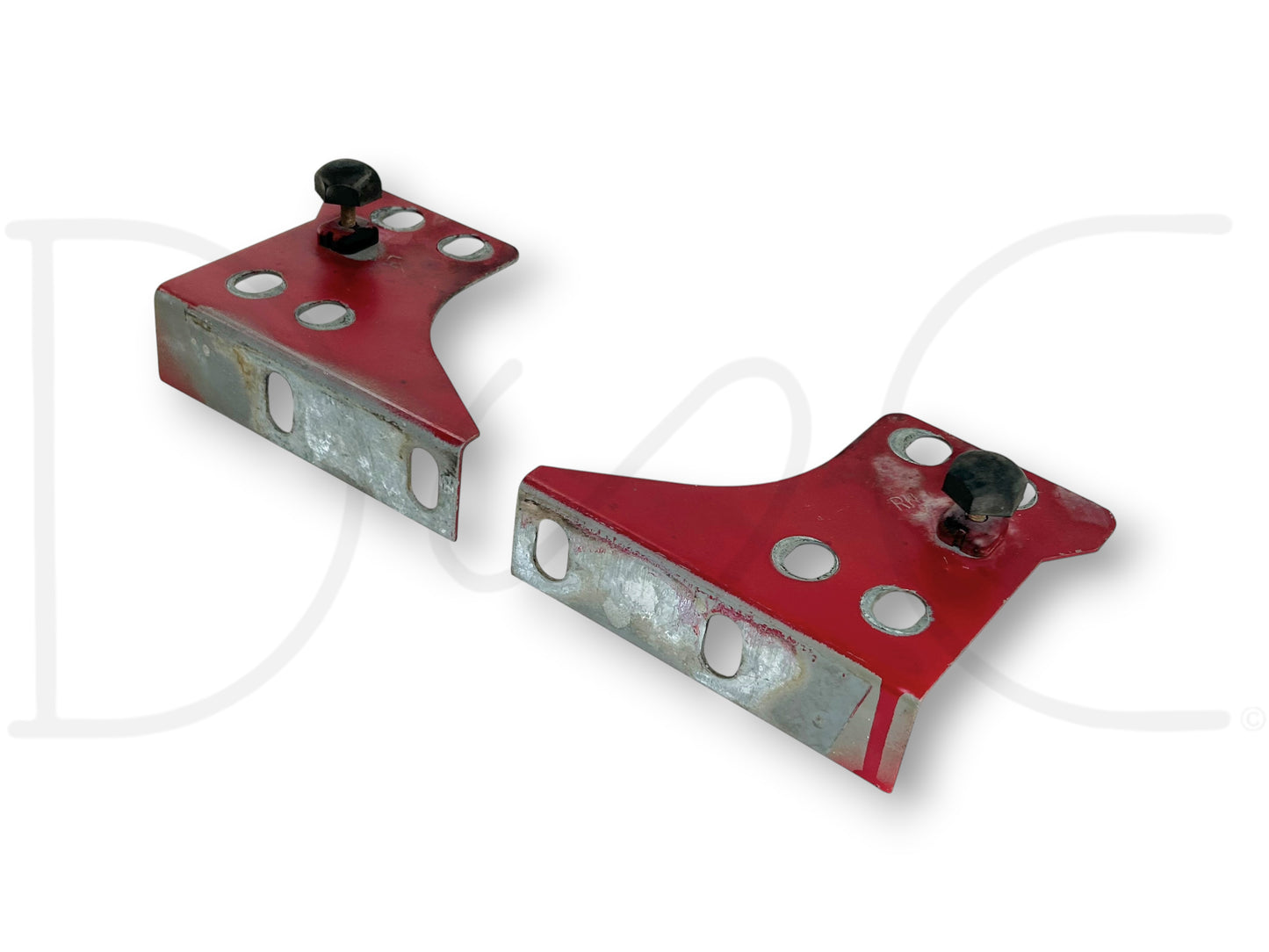 92-97 Ford F250 F350 Fender To Core Support Brackets OE Corner Bracket Set