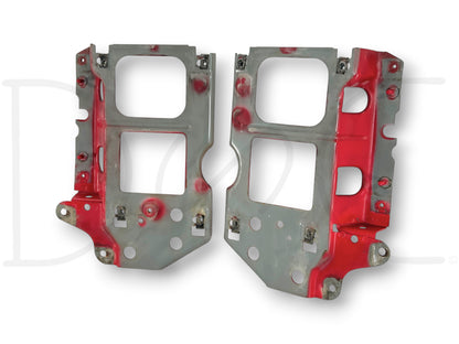 92-97 Ford F250 F350 Headlight Bracket Header Core Support Pair Set RH LH OEM