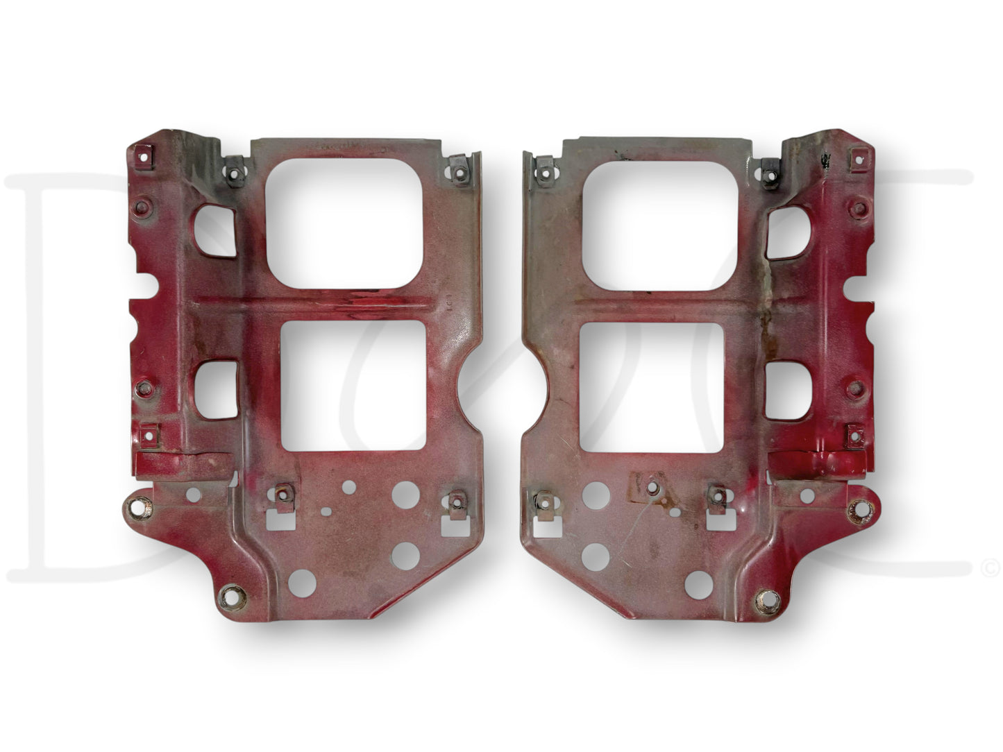 92-97 Ford F250 F350 Headlight Bracket Header Core Support Pair Set RH LH OEM
