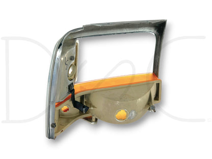 92-97 Ford F250 F350 LH Left Driver Parking Light Headlight Bezel Trim Surround