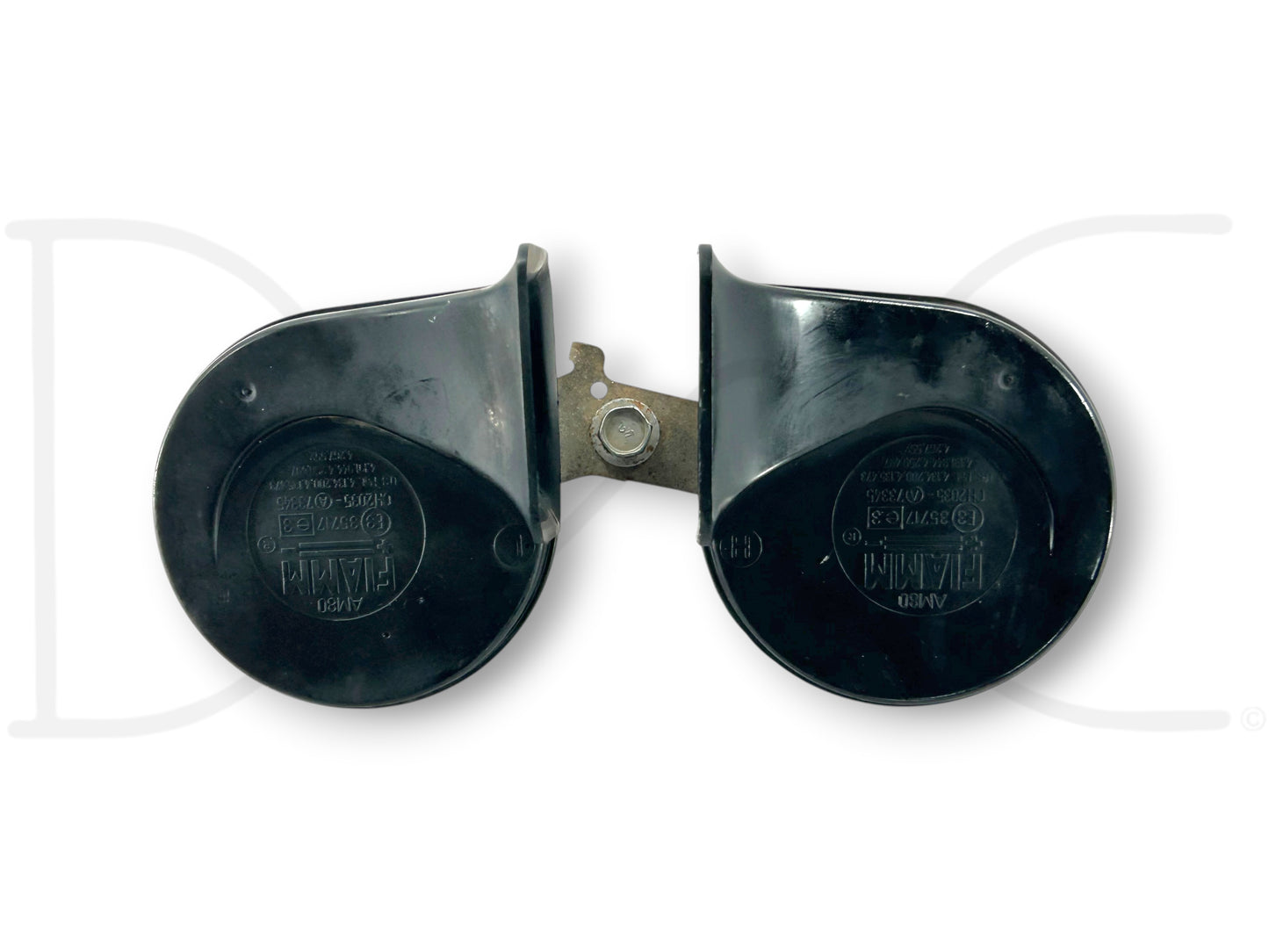92-97 Ford F250 F350 Horn Set Hi Low Dual Tone Horns OEM