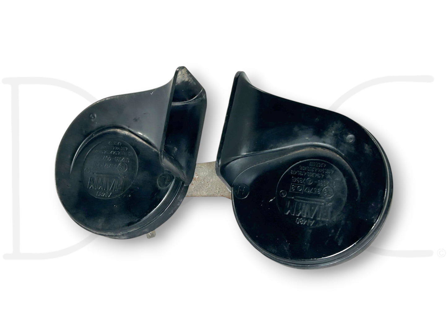 92-97 Ford F250 F350 Horn Set Hi Low Dual Tone Horns OEM