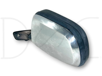 92-97 Ford F250 F350 LH Left Driver Side Door Mirror Manual Chrome OEM
