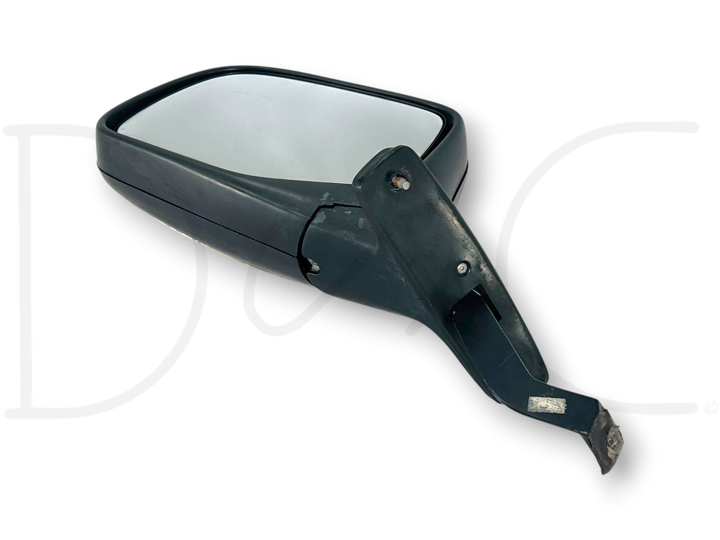 92-97 Ford F250 F350 LH Left Driver Side Door Mirror Manual Chrome OEM