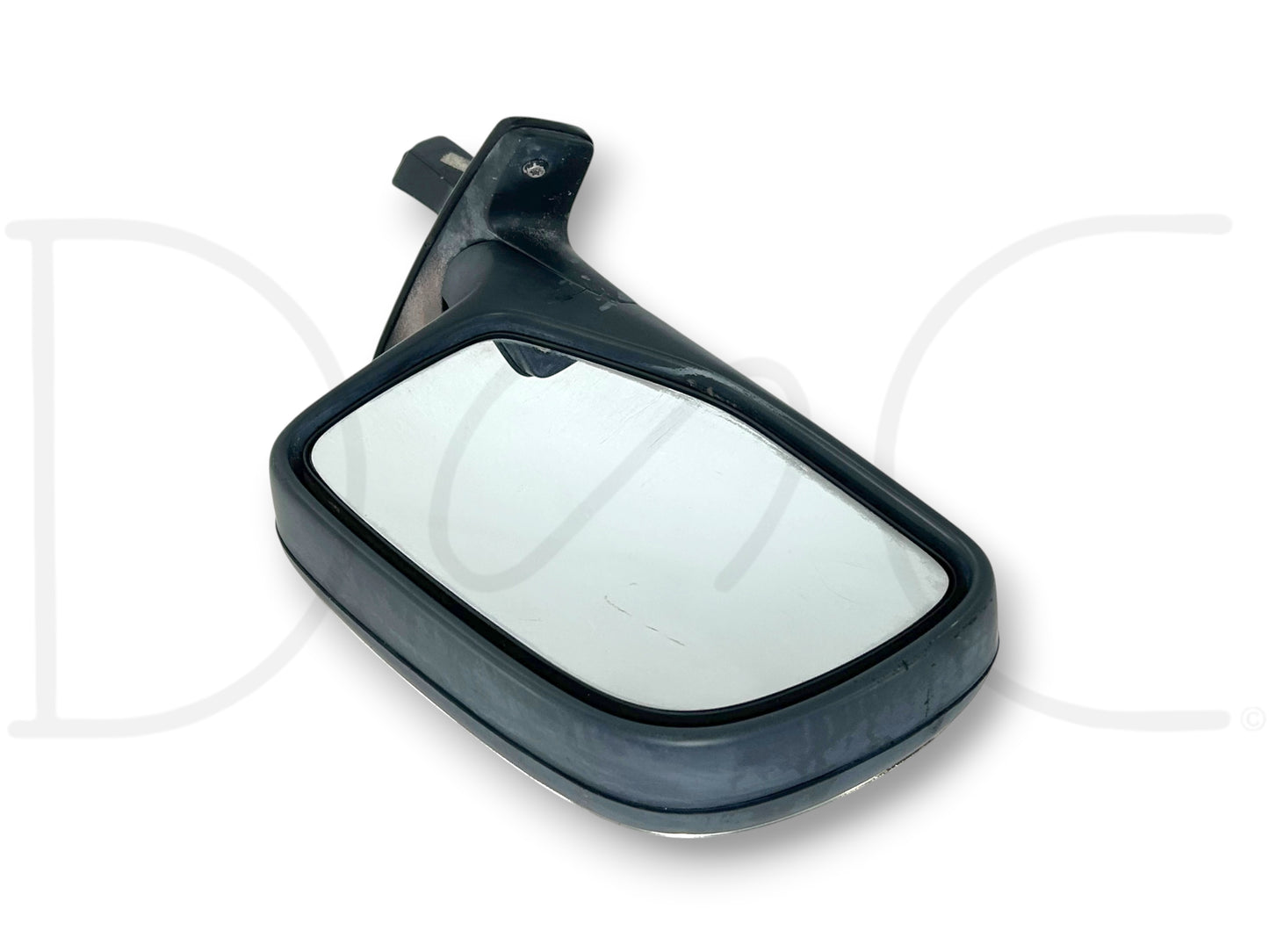 92-97 Ford F250 F350 LH Left Driver Side Door Mirror Manual Chrome OEM