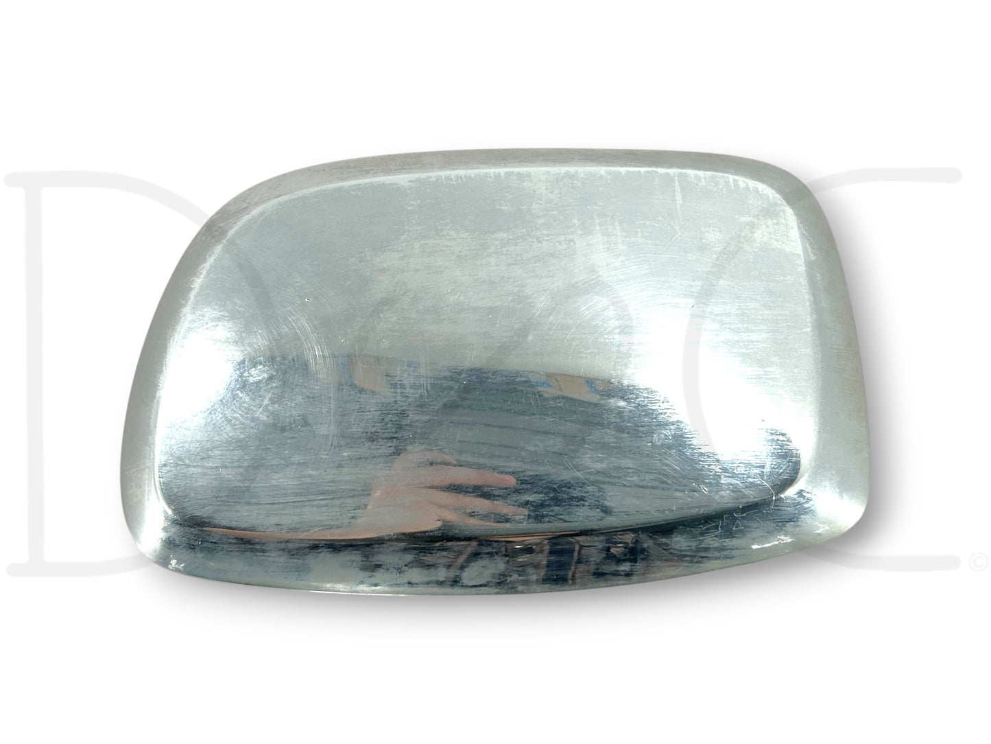 92-97 Ford F250 F350 RH Right Passenger Side Door Mirror Trim Cap Chrome OEM