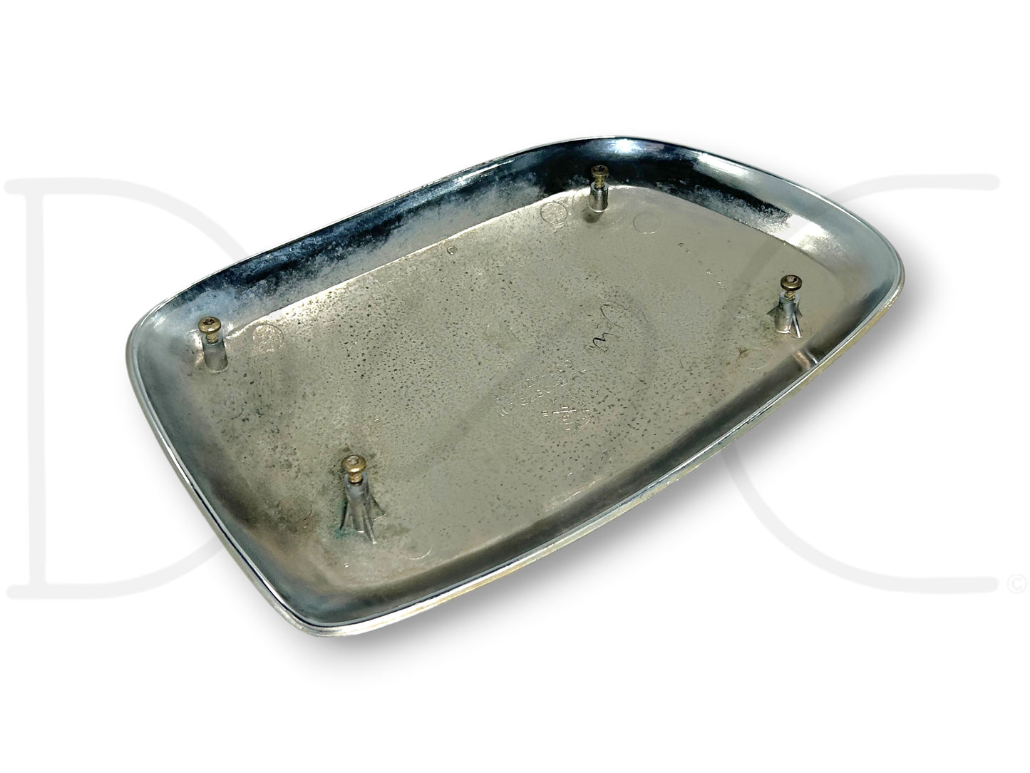 92-97 Ford F250 F350 RH Right Passenger Side Door Mirror Trim Cap Chrome OEM