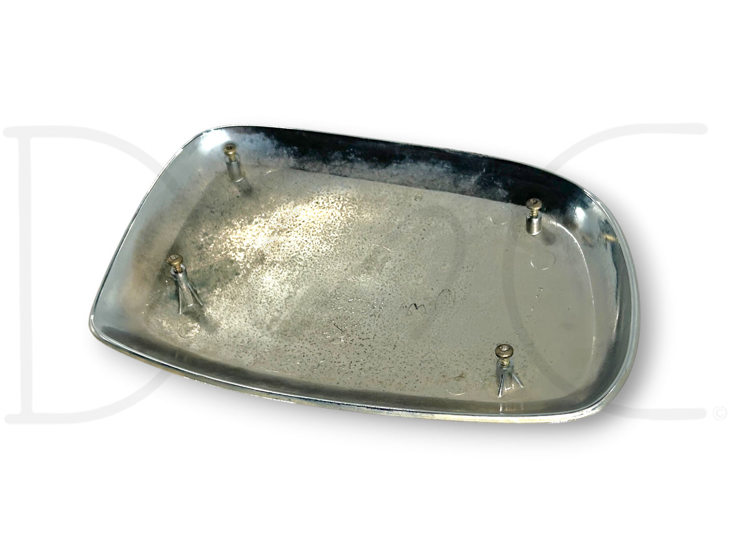92-97 Ford F250 F350 RH Right Passenger Side Door Mirror Trim Cap Chrome OEM