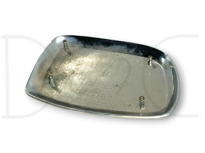 92-97 Ford F250 F350 RH Right Passenger Side Door Mirror Trim Cap Chrome OEM