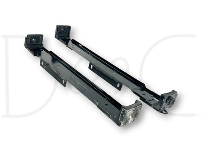 95-97 Ford F250 F350 7.3 Diesel Radiator Mount Bracket Pair OE Brackets