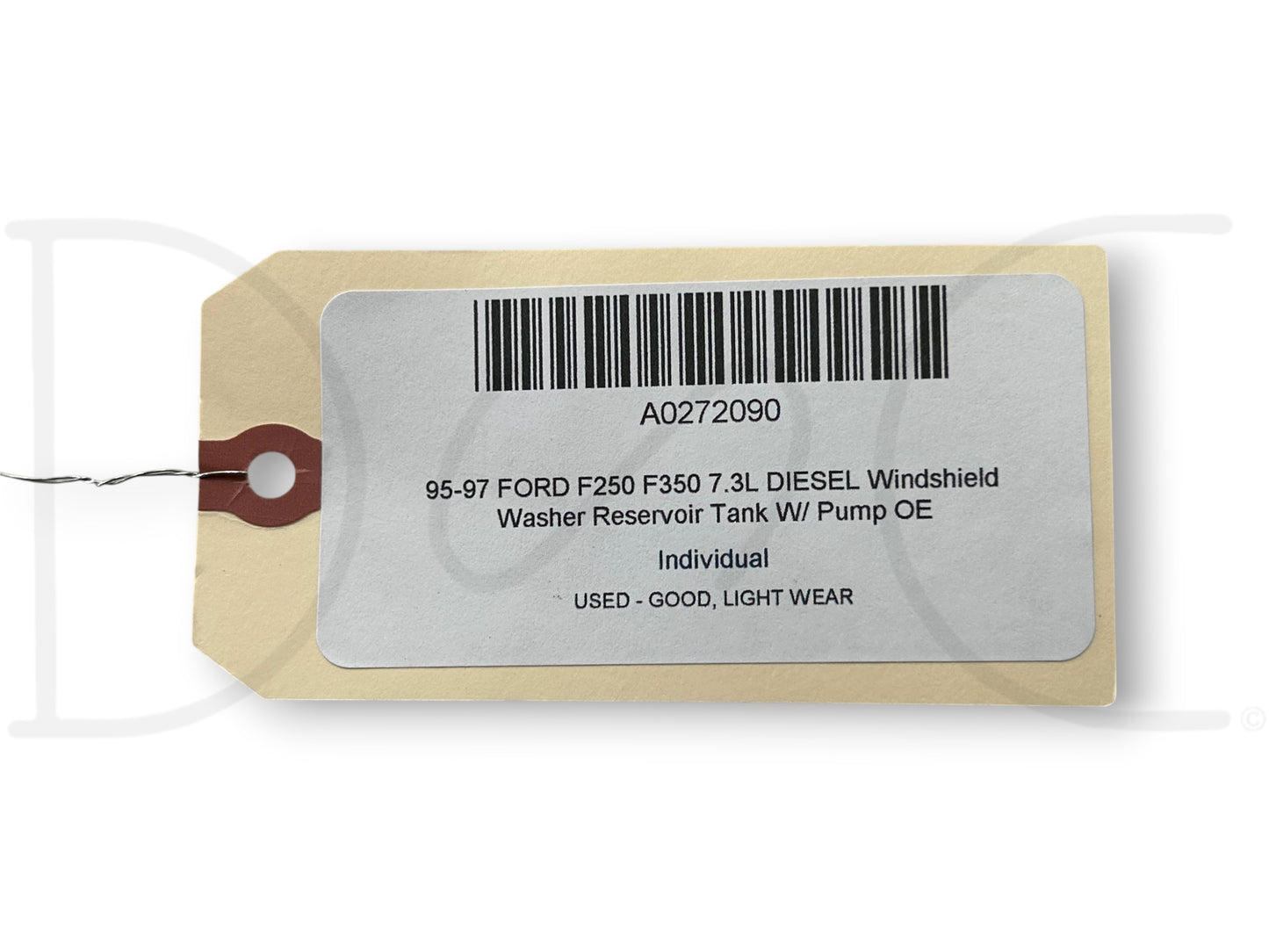95-97 Ford F250 F350 7.3L Diesel Windshield Washer Reservoir Tank W/ Pump OE