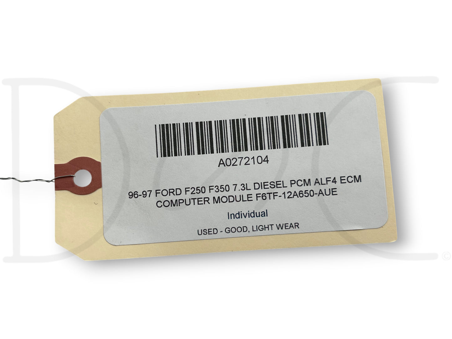 96-97 Ford F250 F350 7.3L Diesel PCM Alf4 ECM Computer Module F6Tf-12A650-Aue