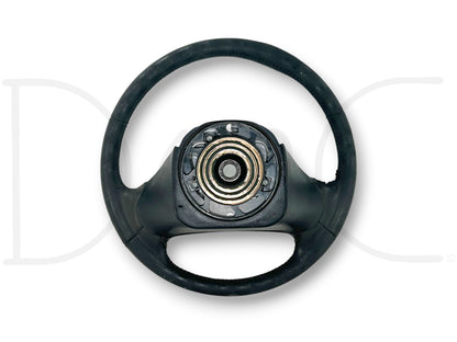 92-97 Ford F250 F350 Steering Wheel OE Black Leather *Blem*