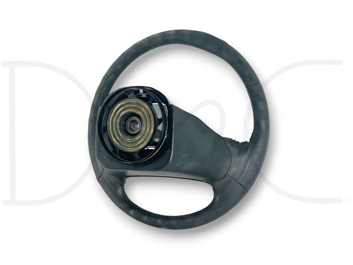 92-97 Ford F250 F350 Steering Wheel OE Black Leather *Blem*