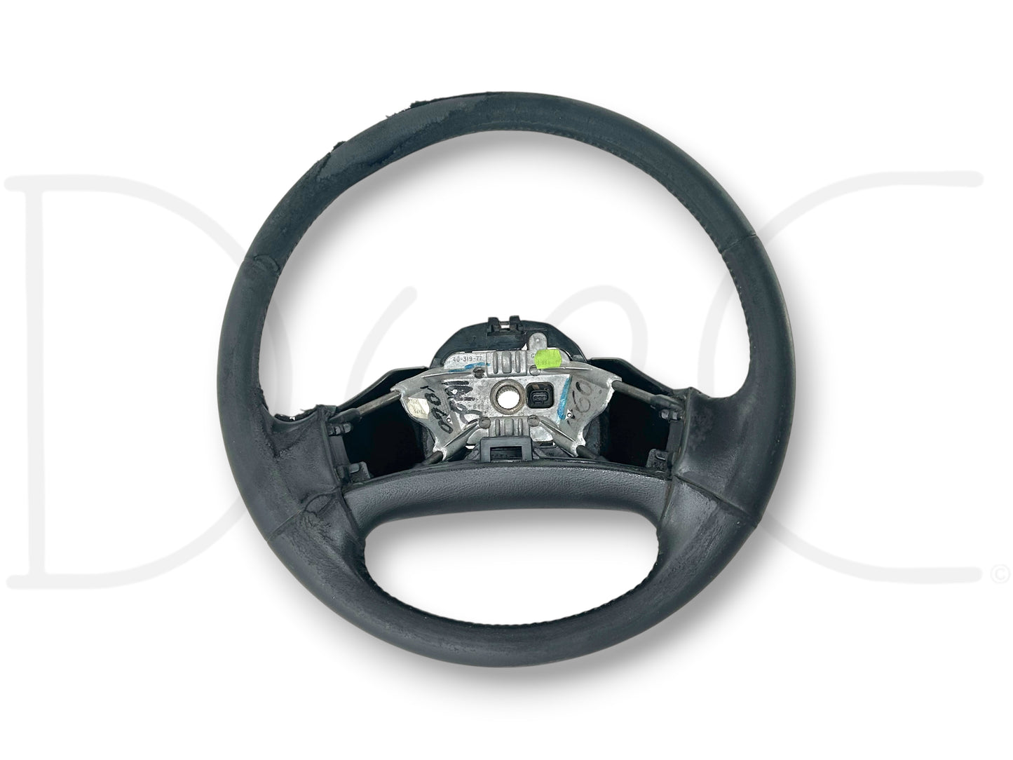 92-97 Ford F250 F350 Steering Wheel OE Black Leather *Blem*