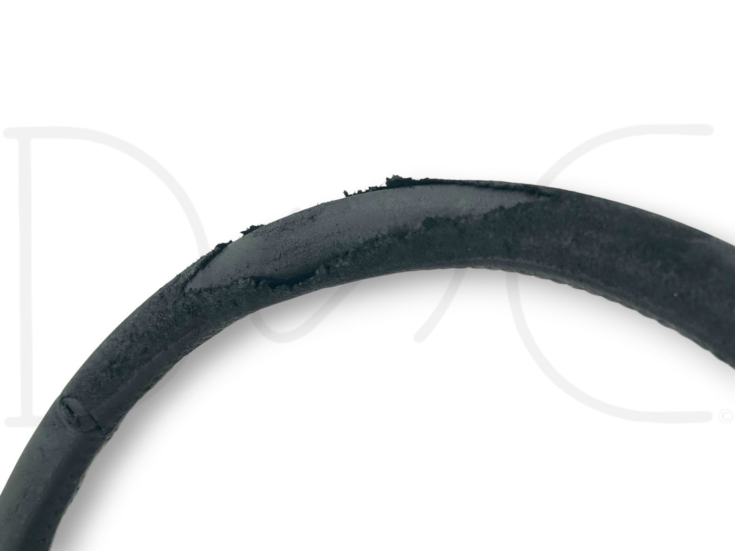 92-97 Ford F250 F350 Steering Wheel OE Black Leather *Blem*