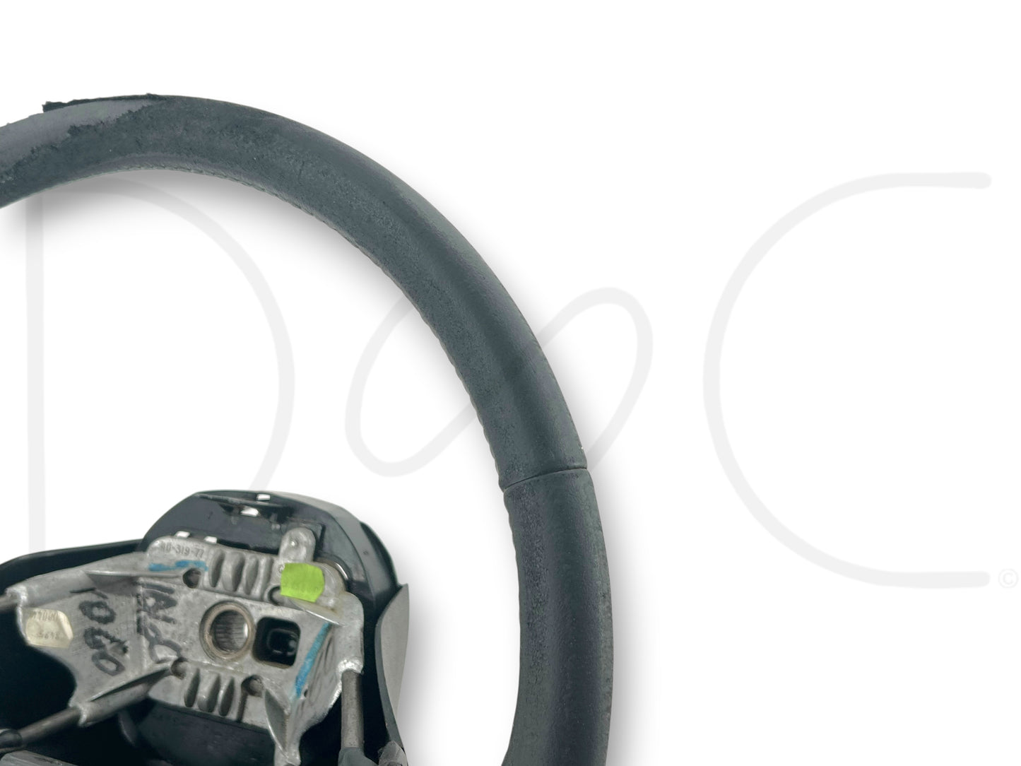 92-97 Ford F250 F350 Steering Wheel OE Black Leather *Blem*