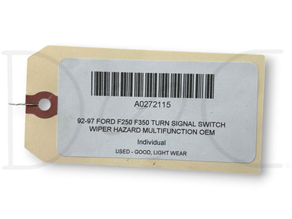 92-97 Ford F250 F350 Turn Signal Switch Wiper Hazard Multifunction OEM