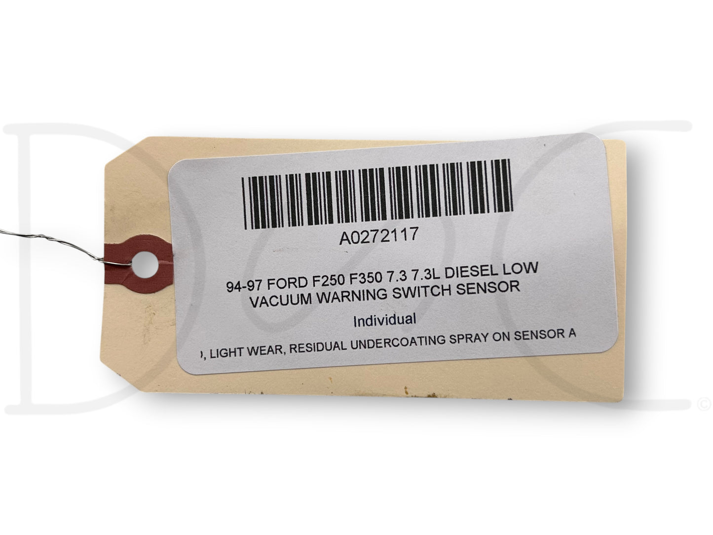 94-97 Ford F250 F350 7.3 7.3L Diesel Low Vacuum Warning Switch Sensor