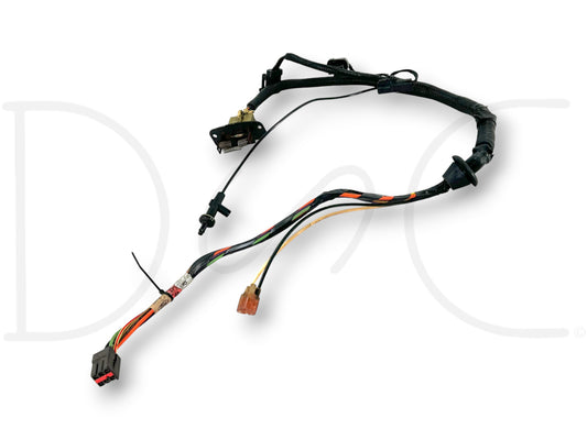 95-97 Ford F250 F350 HVAC Air Box Blower Motor Wiring Harness F5Tb-18A586-N160L used with light wear, broken clips at blower motor resistor plug, and missing end on white vacuum line