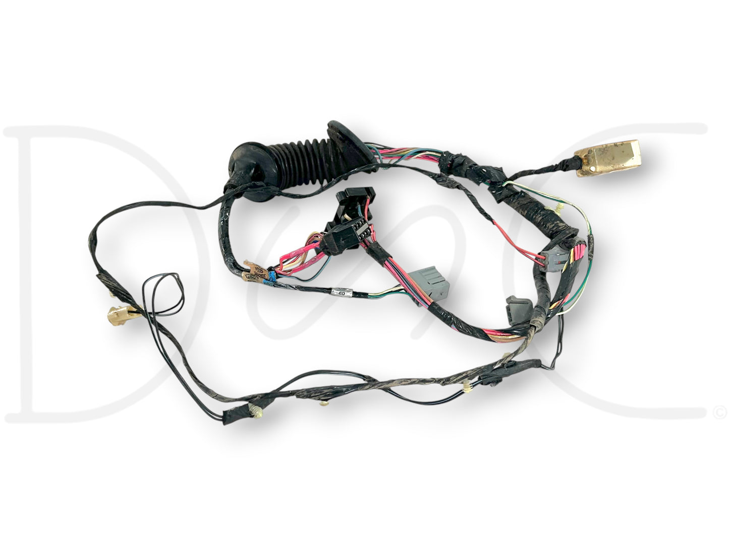 96-97 Ford F250 F350 RH Passenger Front Door Wire Harness F6Tb-14A265 *Blem*