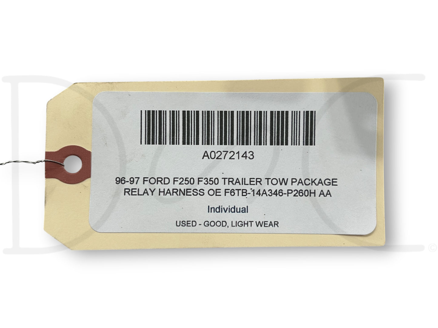 96-97 Ford F250 F350 Trailer Tow Package Relay Harness OE F6Tb-14A346-P260H Aa