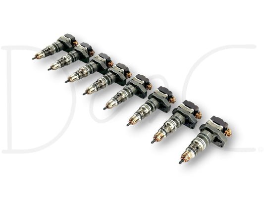 94-97 Ford F250 7.3 7.3L Diesel Aa Injector Set Injectors Aa1816187C3 *Cores*