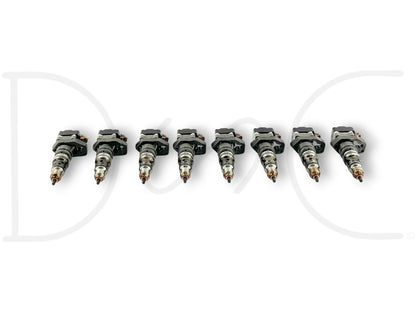 94-97 Ford F250 7.3 7.3L Diesel Aa Injector Set Injectors Aa1816187C3 *Cores*