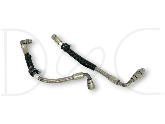 95-97 Ford F250 F350 7.3 7.3L HPOP Line High Pressure Oil Hose Set Lines Hoses used in good condition with light wear for Super Duty diesel trucks from 1994.5 to 1997