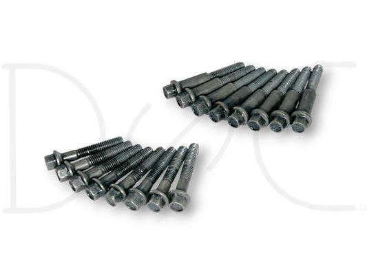 95-02 Ford F250 F350 7.3 7.3L Fuel Injector Retainer Bolts OE Bolt Set [16]