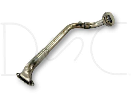 94-96 Ford F250 F350 7.3 7.3L Diesel Oil Pickup Suction Tube 1818167C3 OEM used part with light wear, compatible with Ford Super Duty diesel engines for efficient oil flow