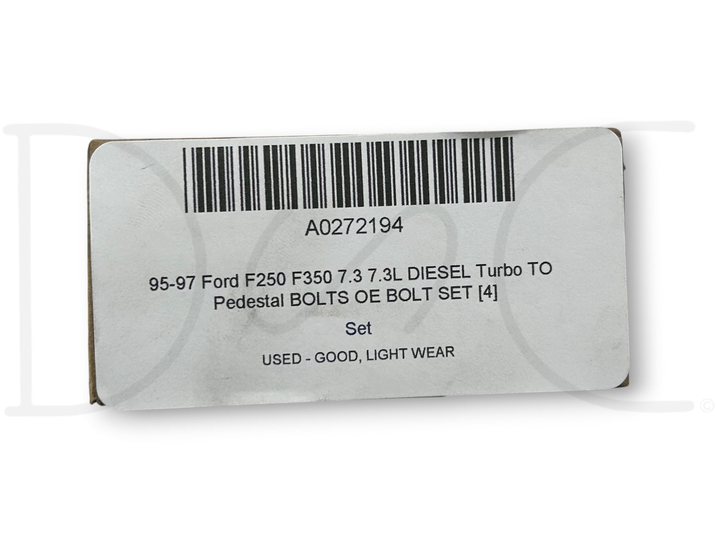 95-97 Ford F250 F350 7.3 7.3L Diesel Turbo To Pedestal Bolts OE Bolt Set [4]