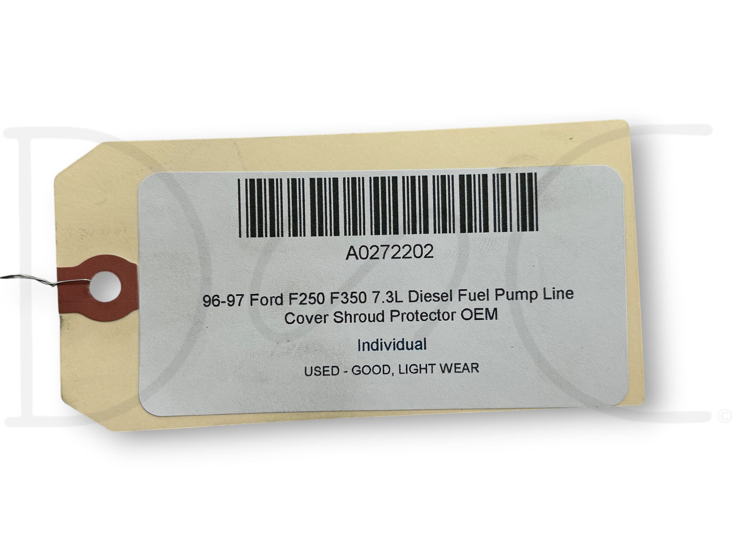 96-97 Ford F250 F350 7.3L Diesel Fuel Pump Line Cover Shroud Protector OEM