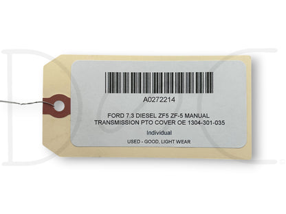 Ford 7.3 Diesel ZF5 ZF-5 Manual Transmission PTO Cover OE 1304-301-035