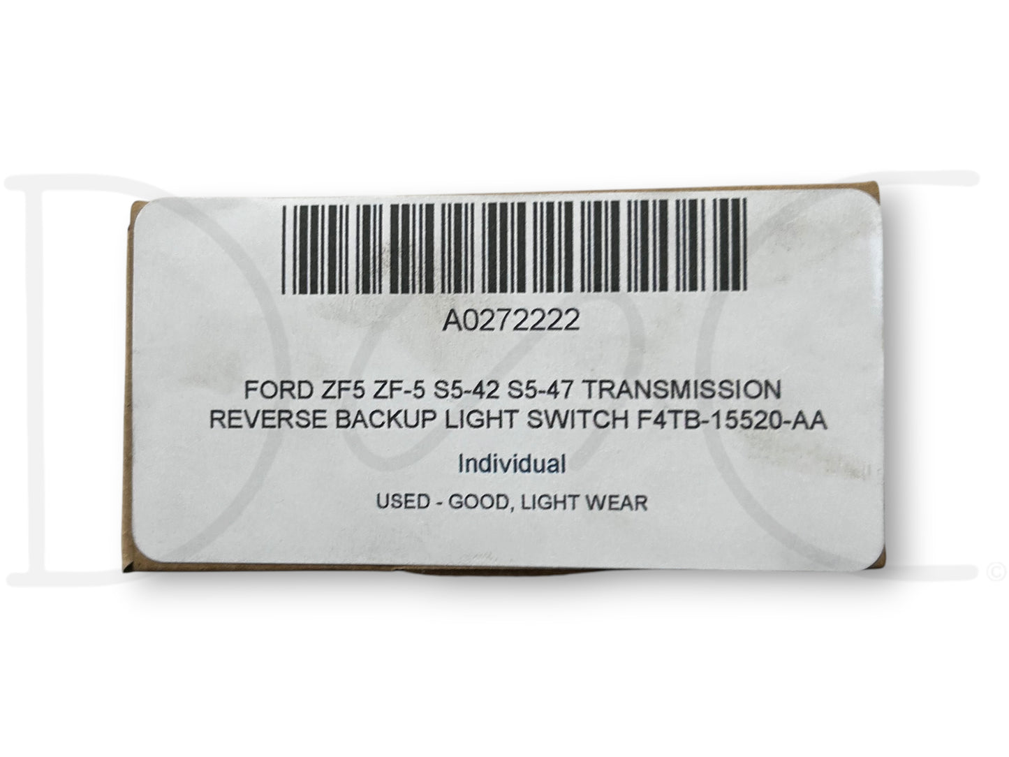 Ford ZF5 ZF-5 S5-42 S5-47 Transmission Reverse Backup Light Switch F4Tb-15520-Aa