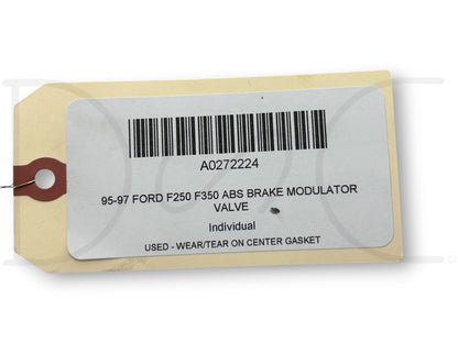95-97 Ford F250 F350 ABS Brake Modulator Valve