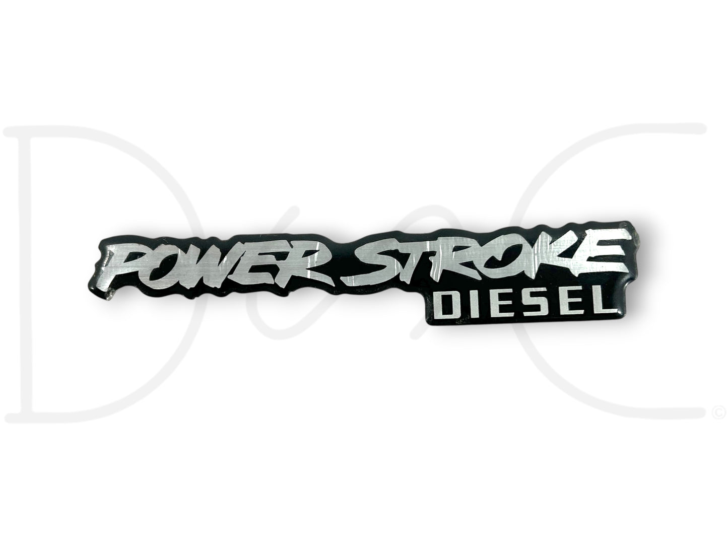 94-97 Ford F250 F350 Powerstroke Diesel Fender Badge Emblem Logo OEM