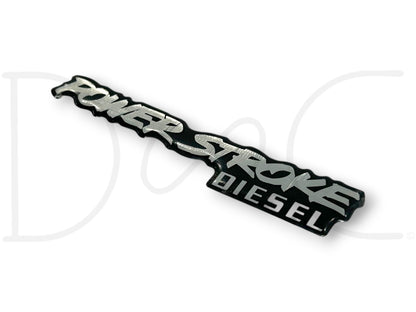 94-97 Ford F250 F350 Powerstroke Diesel Fender Badge Emblem Logo OEM