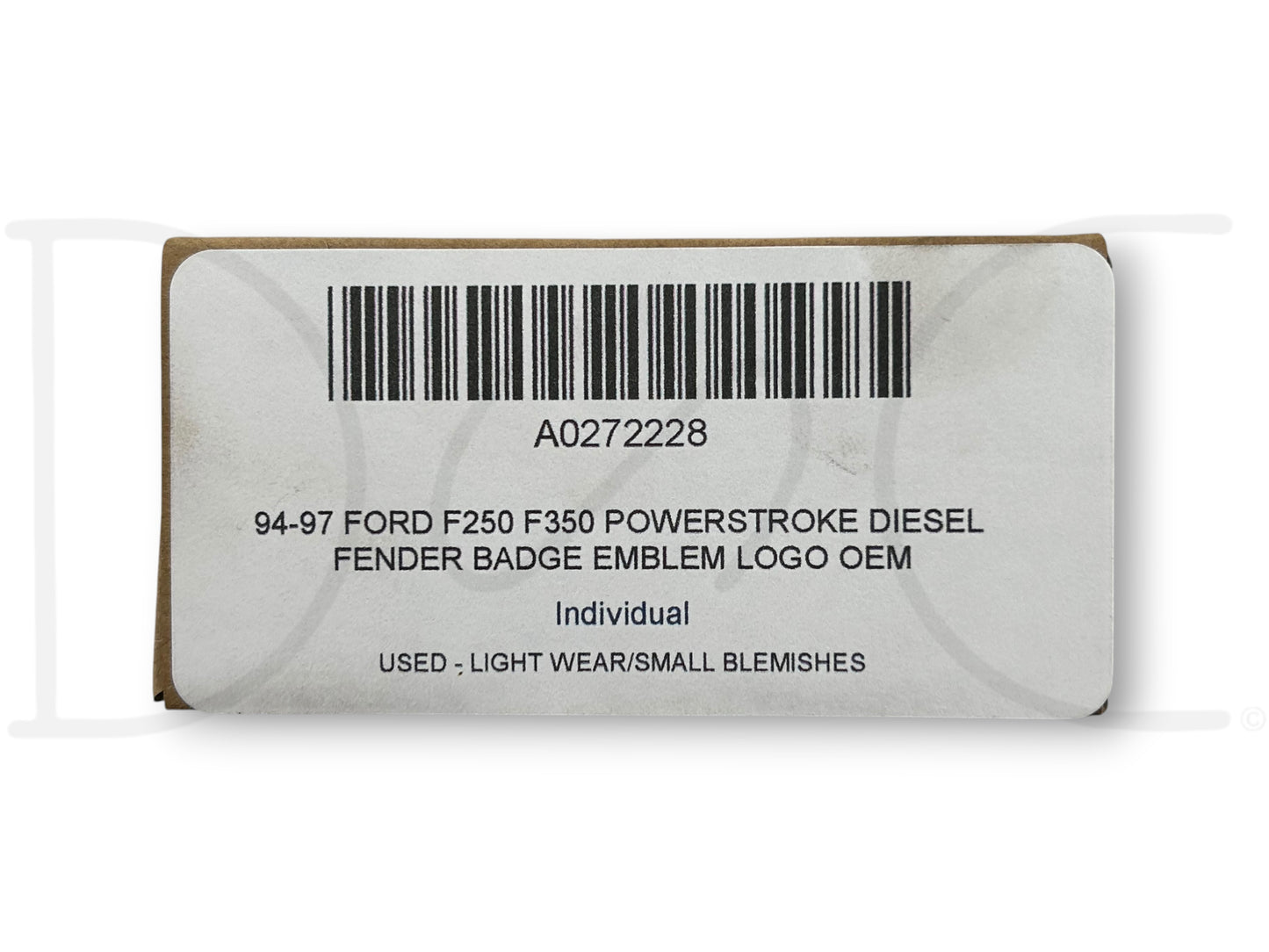 94-97 Ford F250 F350 Powerstroke Diesel Fender Badge Emblem Logo OEM