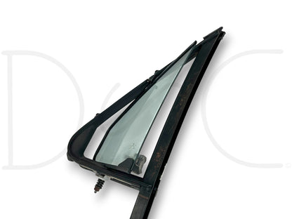 92-97 Ford F250 F350 LH Left Driver Vent Wing Window Glass Assembly OEM