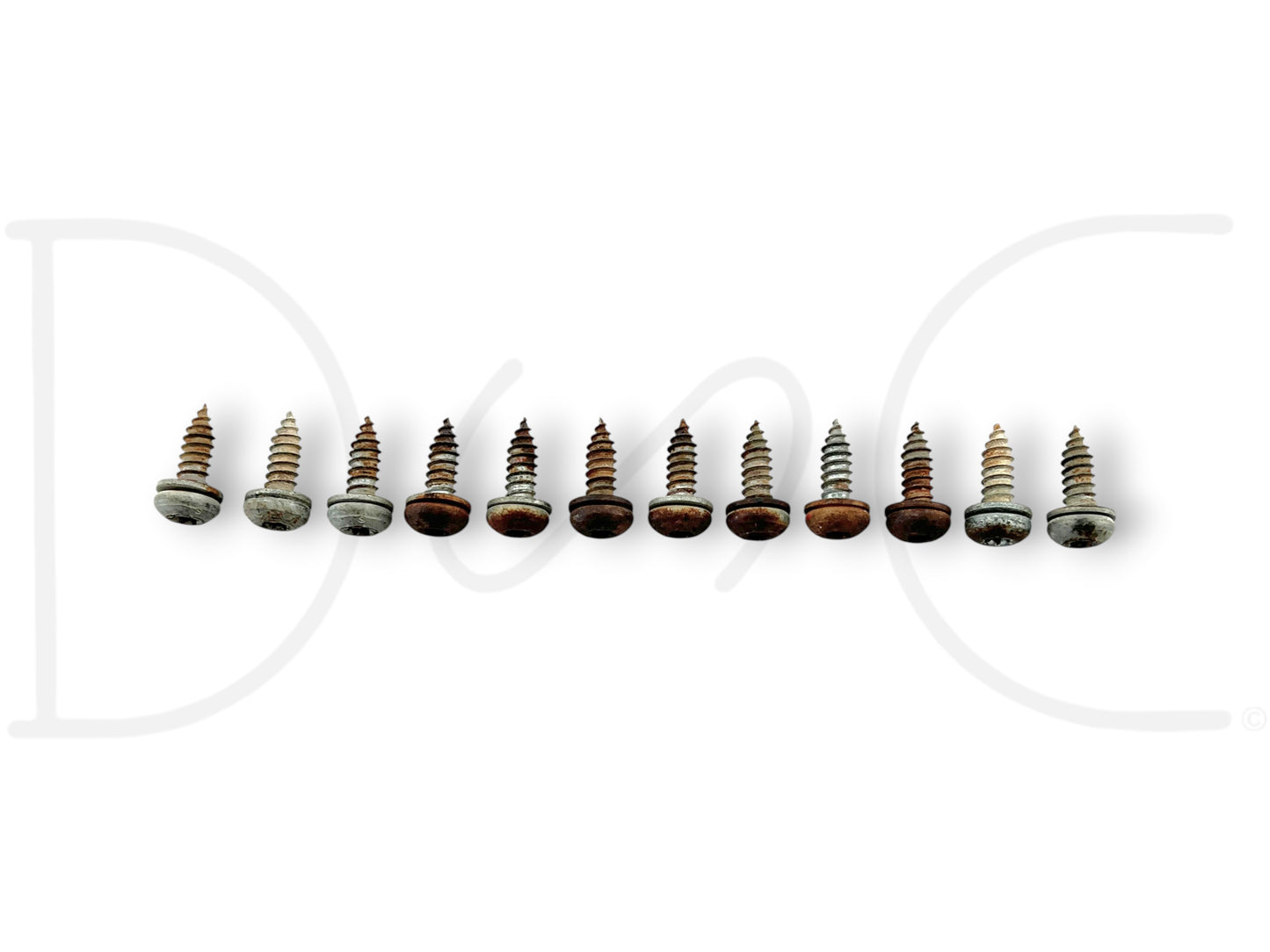 87-96 Ford F250 F350 Tailgate Inner Access Panel Screw Hardware Set OE Screws