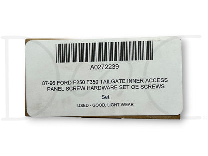 87-96 Ford F250 F350 Tailgate Inner Access Panel Screw Hardware Set OE Screws