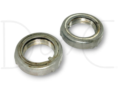 85-97 Ford F250 F350 Sterling 10.25 Rear Axle Wheel Hub Bearing Retainer Nut Set