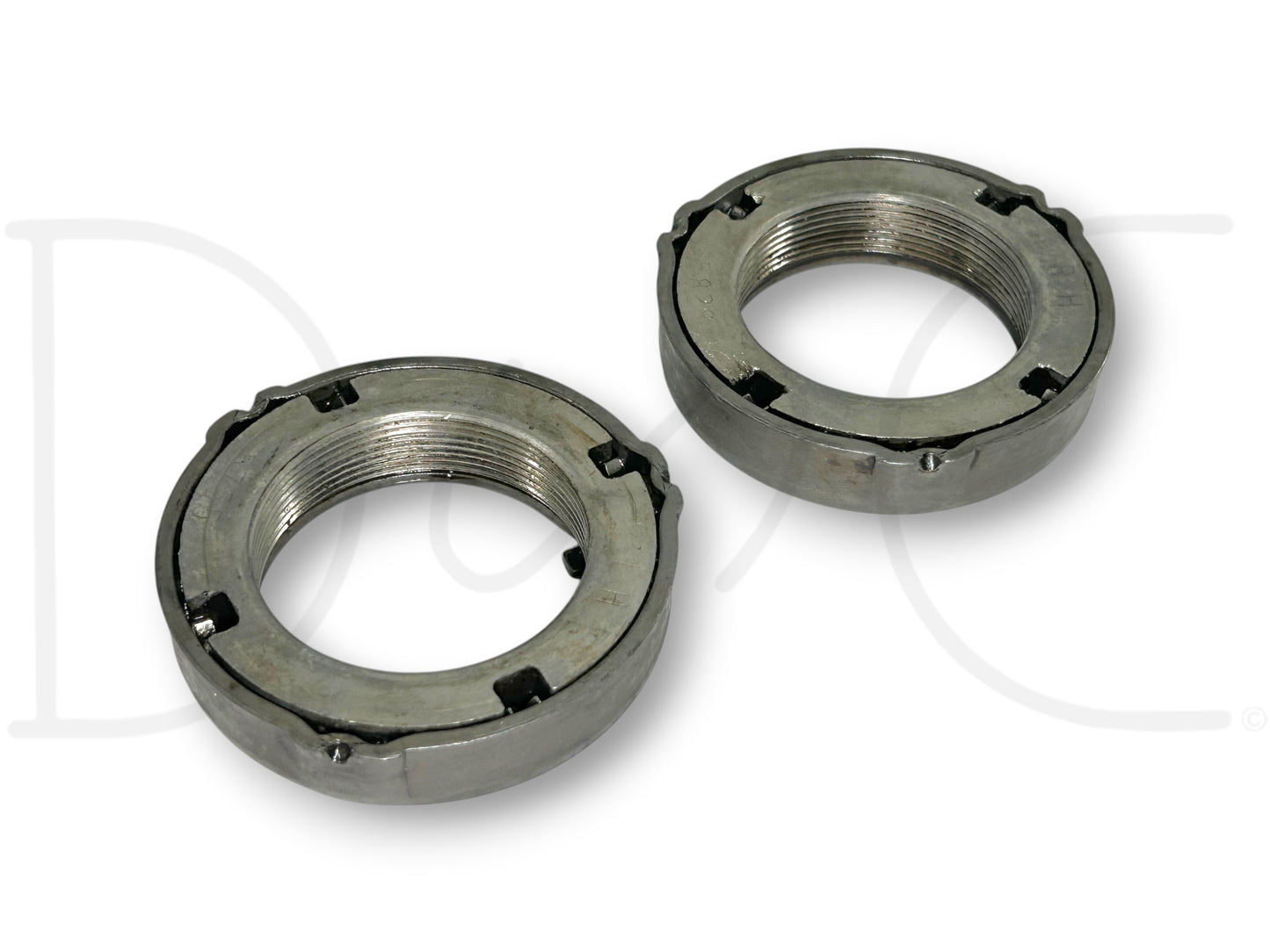 85-97 Ford F250 F350 Sterling 10.25 Rear Axle Wheel Hub Bearing Retainer Nut Set