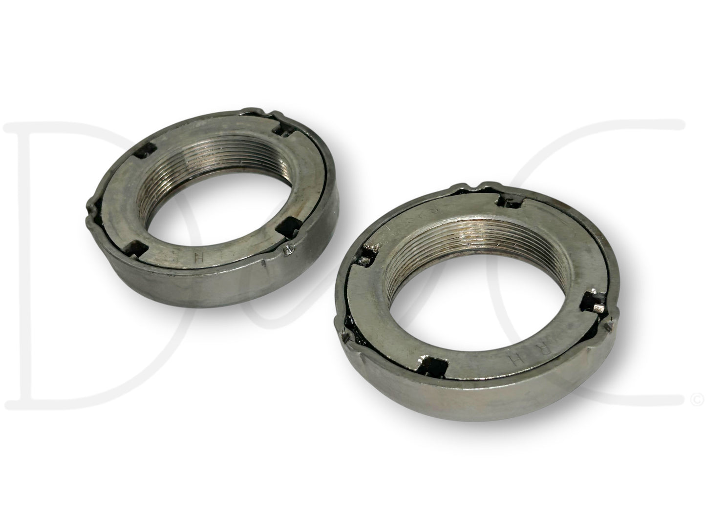 85-97 Ford F250 F350 Sterling 10.25 Rear Axle Wheel Hub Bearing Retainer Nut Set